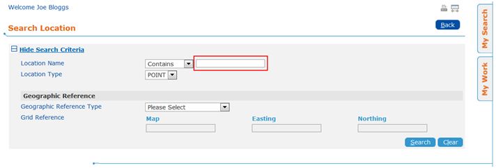 Search Location Name - click to view full screen Search Location Name